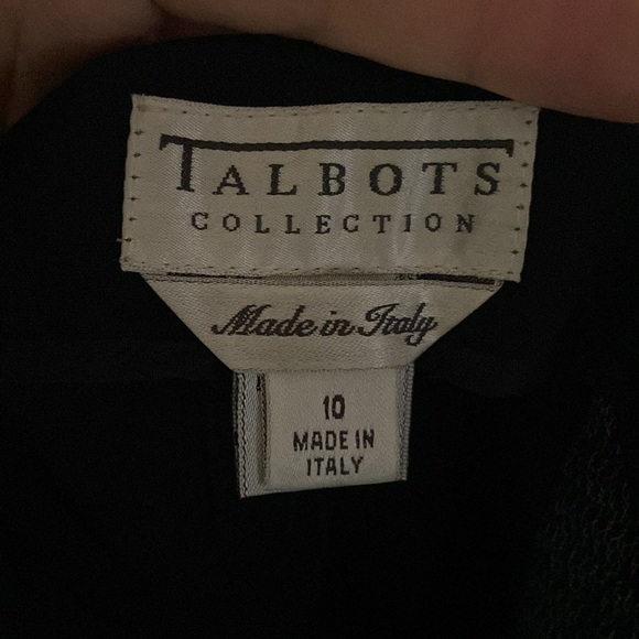 Talbots Collection Made in Italy Wool Wide Leg Pant, Size 10 - Picture 3 of 10